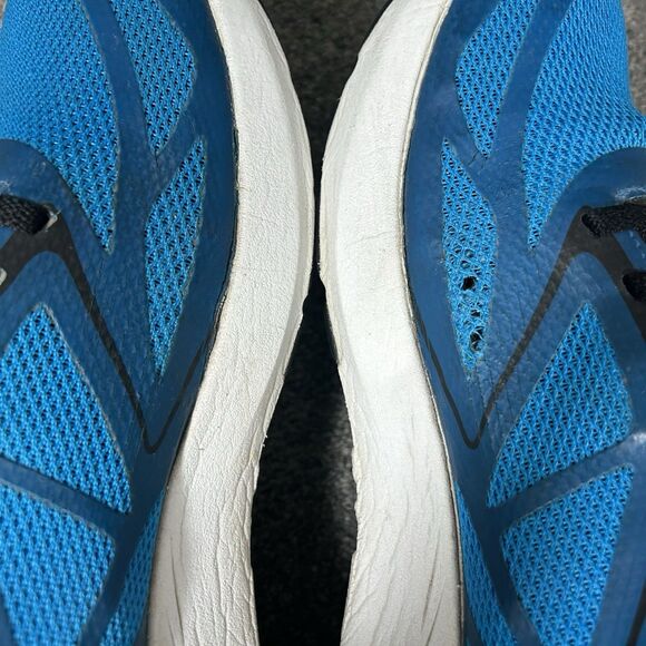 Topo Athletic Zephyr Men\'s Size 11.5 Blue Black Running Shoes Used Fabric Wear main image 11